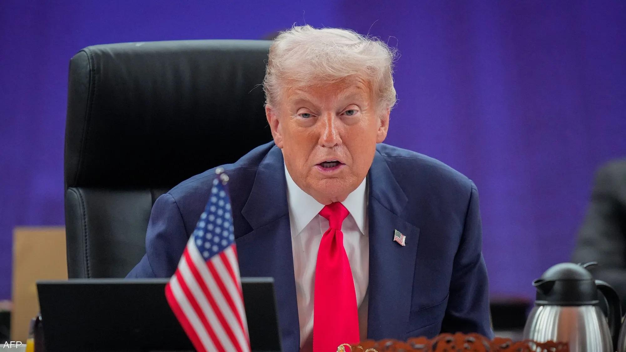 ترامب: لم أحدد بعد ما الذي سنفعله إذا تعرض الطيار المفقود للأذى