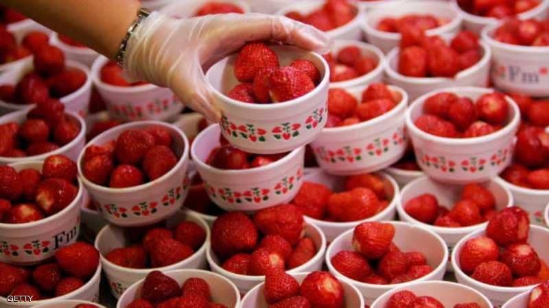 أغذية المبيدات الحشرية.. الفراولة تتصدر "القائمة المرعبة"