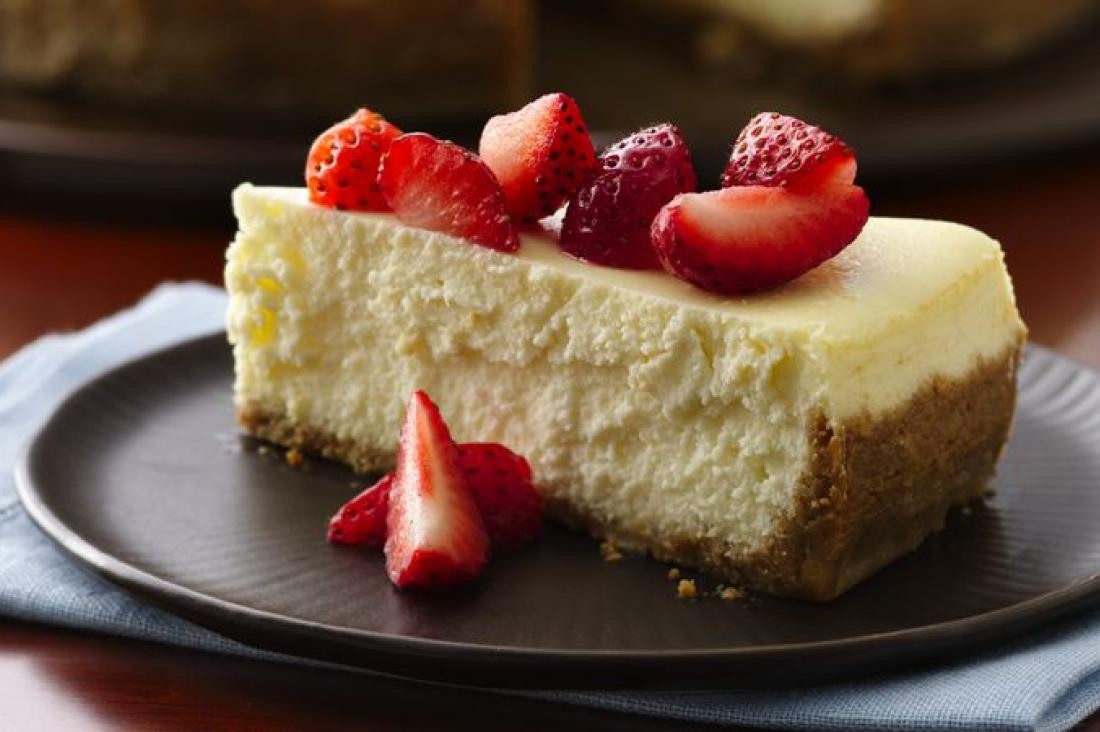 تشيز كيك الزبادي بدون بيض