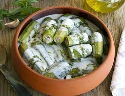 طريقة تحضير مخشي الكوسا باللبن