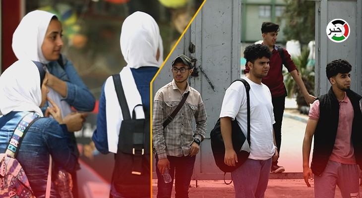 بالفيديو: انهيار طلبة الثانوية العامة بغزّة "الفرع الأدبي" بعد اجتيازهم امتحان مبحث التاريخ