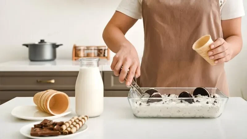 طريقة عمل الآيس كريم في البيت