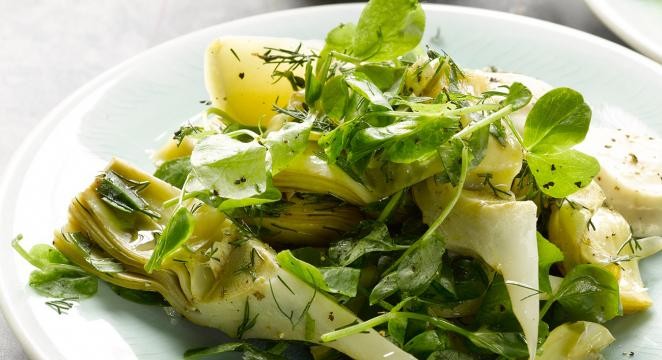 سلطة الخرشوف بالليمون للدايت