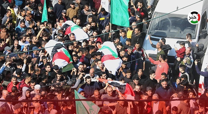 بالفيديو: جماهير غفيرة تُشيّع جثامين 21 مواطنًا تُوفوا إثر حريق شمال قطاع غزة