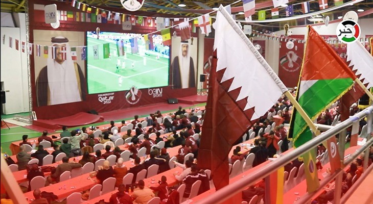 بالفيديو: اللجنة القطرية تفتتح صالة عرض مباريات كأس العالم 2022 في رام الله