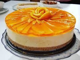 كيك المانجو البارد