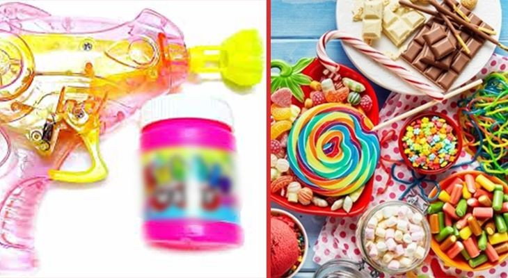 تقرير: ألعاب وحلوى أطفال بألوان وأشكال مختلفة تُثير قلق المواطنين في غزّة!!