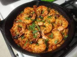 طاجن جمبري بالبطاطس