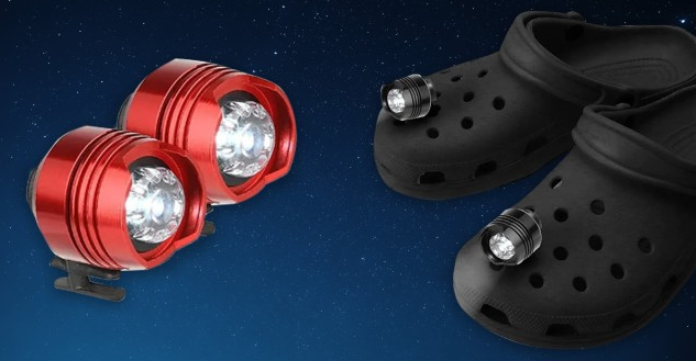 شركة أمريكية تصدر حذاء صيفيا مصمما بكشاف