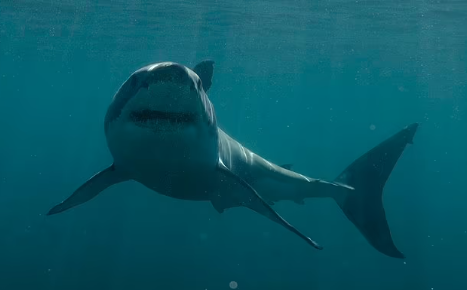 سائح في أستراليا يصارع سمكة قرش برمح صيد