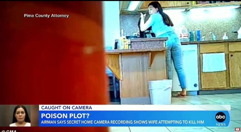 راقب المنزل بالكاميرات.. أمريكى شك بمحاولة زوجته تسميمه بسبب بوليصة التأمين