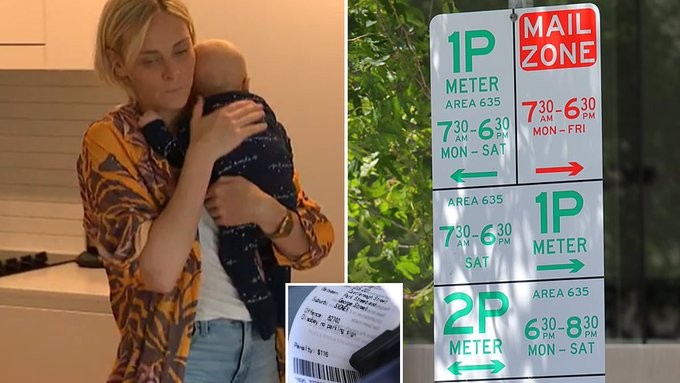 تغريم رجل 120 دولار نقل زوجته للولادة وترك السيارة أمام المستشفى