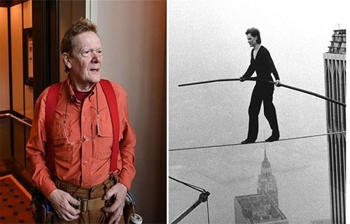 مغامر سبعيني يعلن عن عمل جديد للمشي على الحبل!