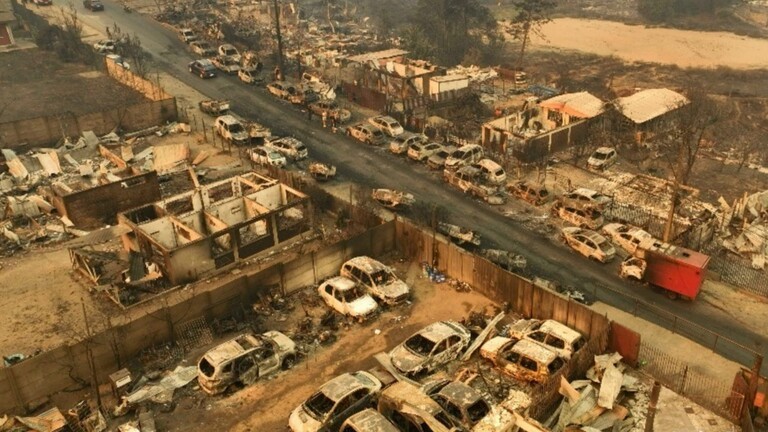 حرائق الغابات تخلّف عشرات القتلى في تشيلي