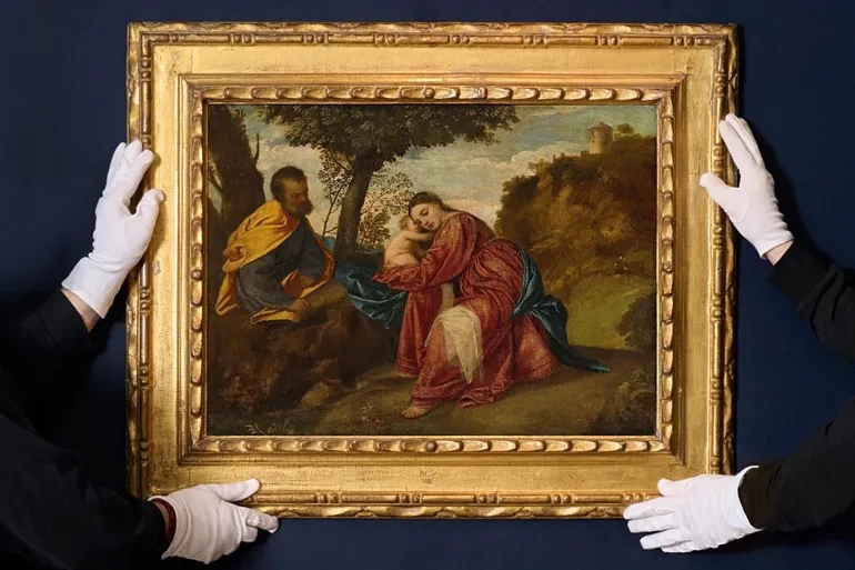 عُثر عليها بمحطة حافلات.. بيع لوحة "الباقي في الرحلة إلى مصر" بـ17.5 مليون جنيه إسترليني