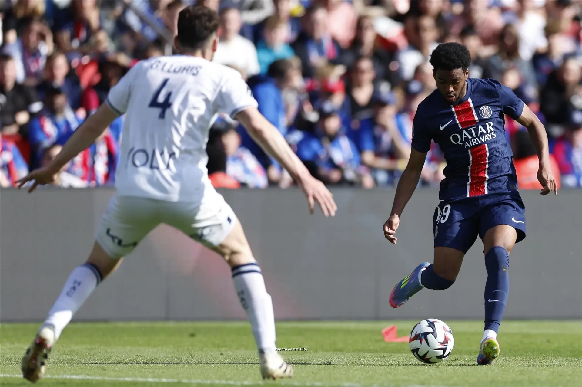 بالصور: باريس يكتفي بثنائية في لوهافر