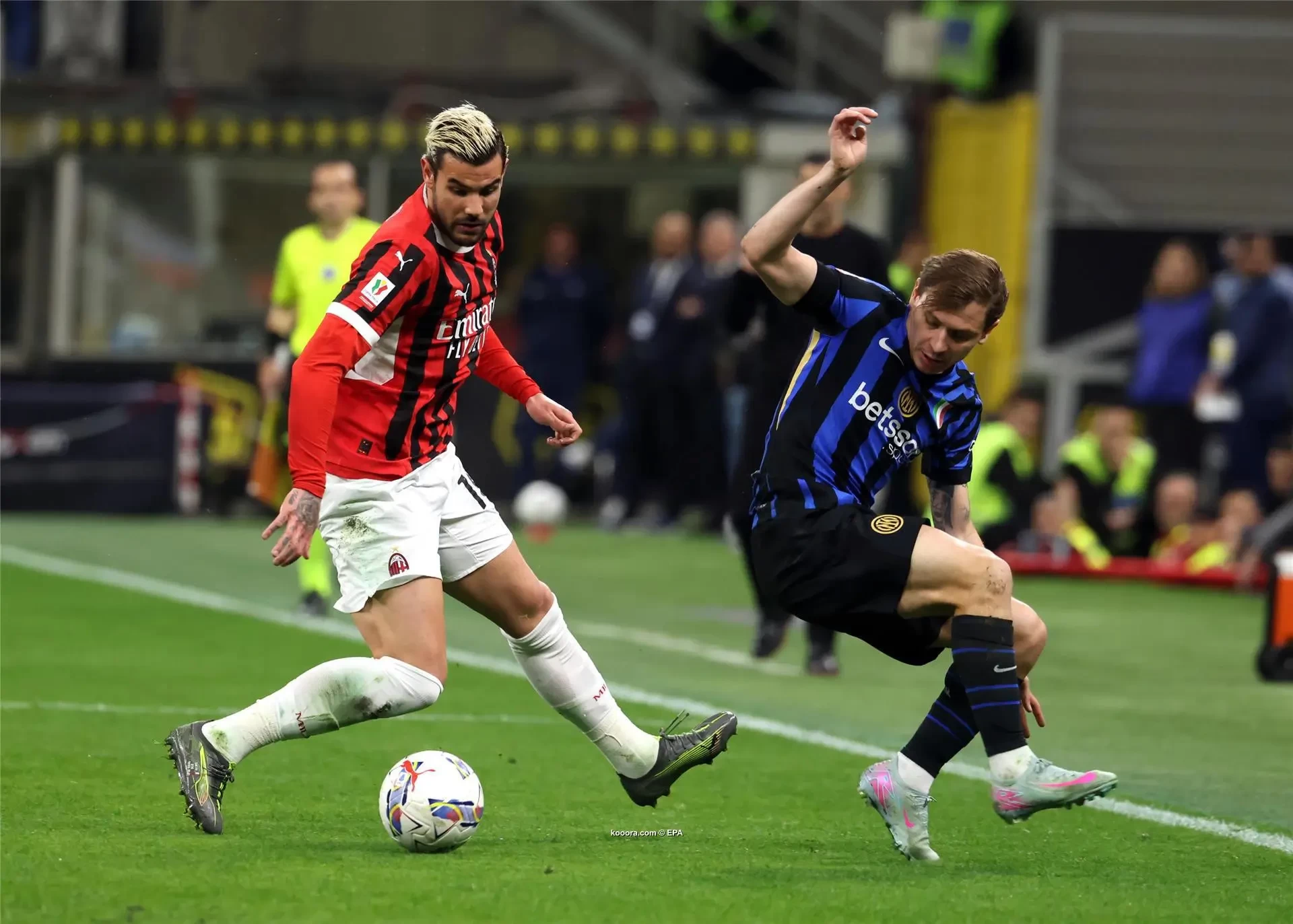 بالصور.. ميلان يجهز على حلم إنتر ويطرده خارج كأس إيطاليا