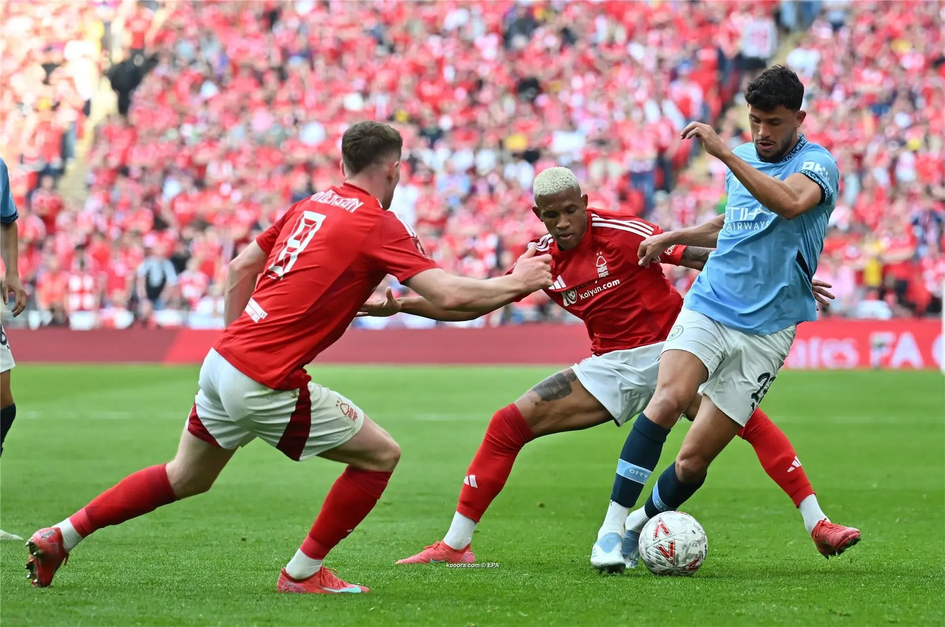 بالصور : مانشستر سيتي يتخطى نوتنجهام ويبلغ نهائي كأس الاتحاد