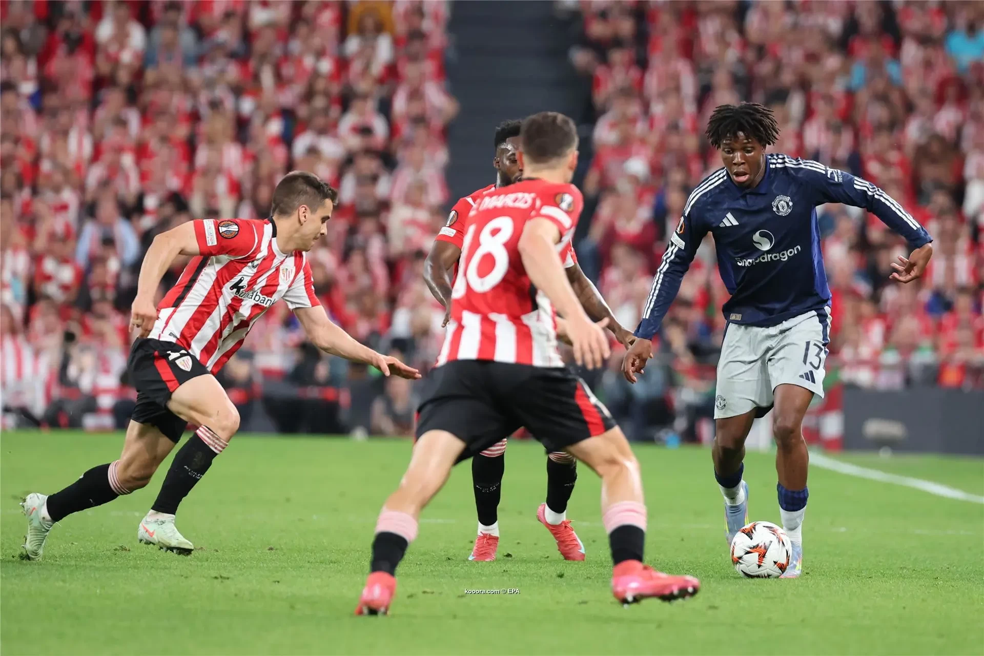 بالصور: اليونايتد يهين بيلباو.. ويلامس نهائي اليوروبا ليج