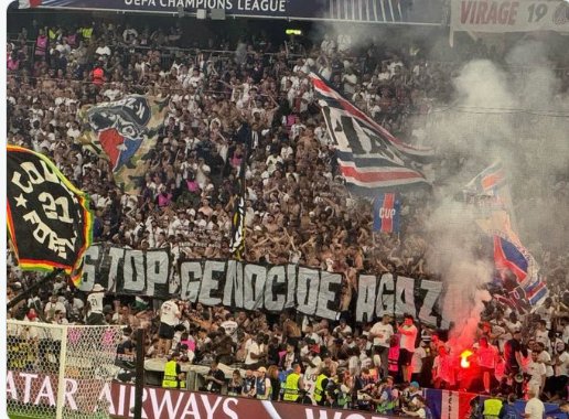 غزة أحد الأسباب.. "يويفا" يدرس فرض عقوبات ثقيلة على باريس سان جيرمان بعد الفوز بدوري الأبطال