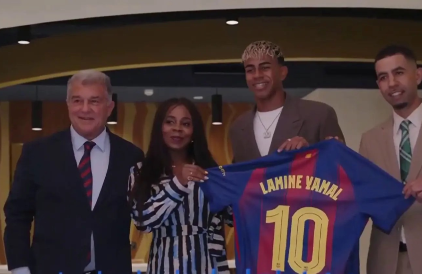 "طفل تائه وأب ربح اليانصيب".. مالا تعرفه عن عائلة لامين جمال