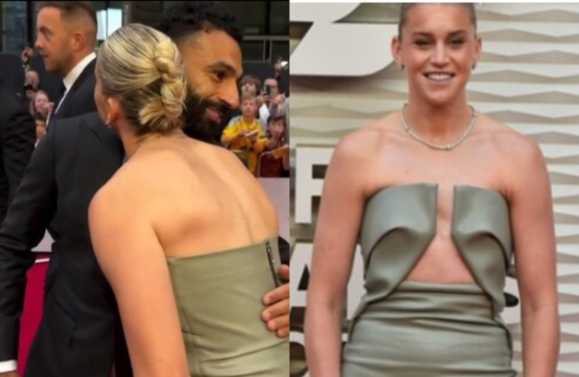 من هي الفتاة التي ظهرت مع صلاح في حفل جوائز الدوري الإنجليزي؟ (فيديو)