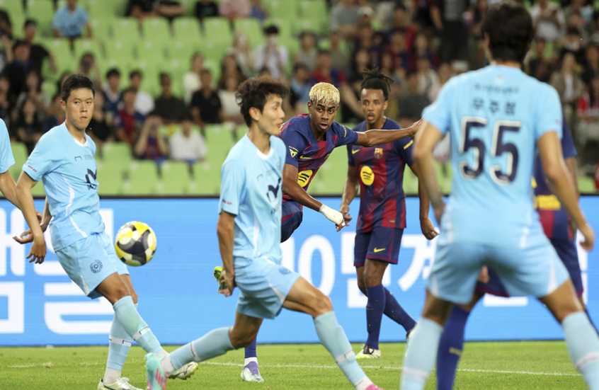 برشلونة يكتسح دايغو الكوري بخماسية (فيديو)