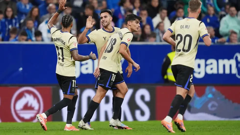 برشلونة ينتفض ليهزم أوفييدو ويواصل مطاردة الريال