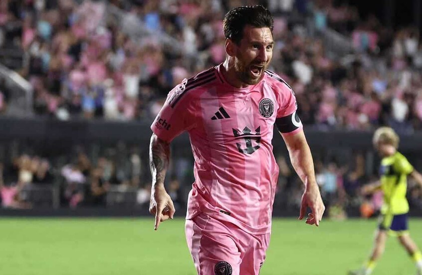 بهدفين وتمريرة حاسمة .. ميسي يحمل إنتر ميامي لنصف النهائي بعد فوز عريض على ناشفيل