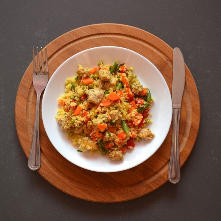 طريقة تحضير دجاج مع الكسكس