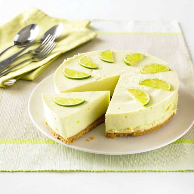 تشيز كيك بالليمون الأخضر