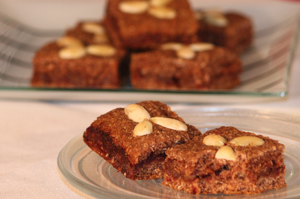 بسبوسة بالشوكولاتة والنسكافيه