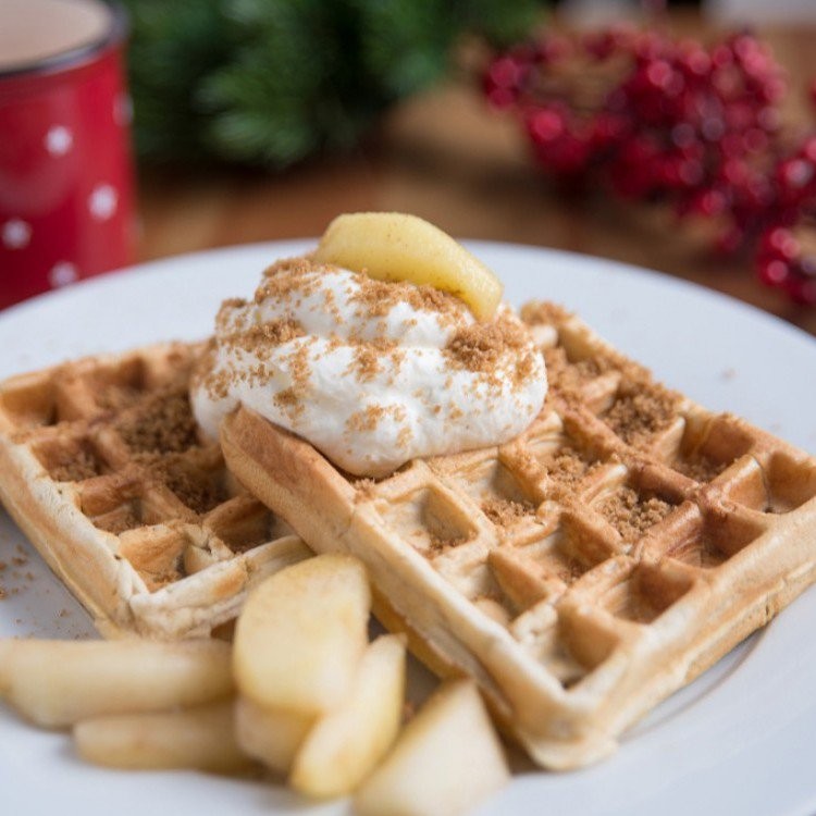 طريقة عمل وافل بدون بيض