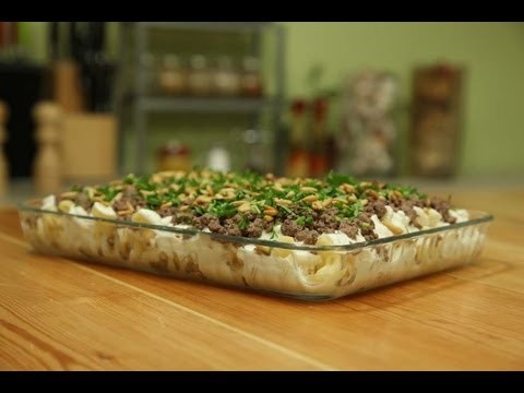  بالفيديو : مكرونة باللبن و اللحم المفروم