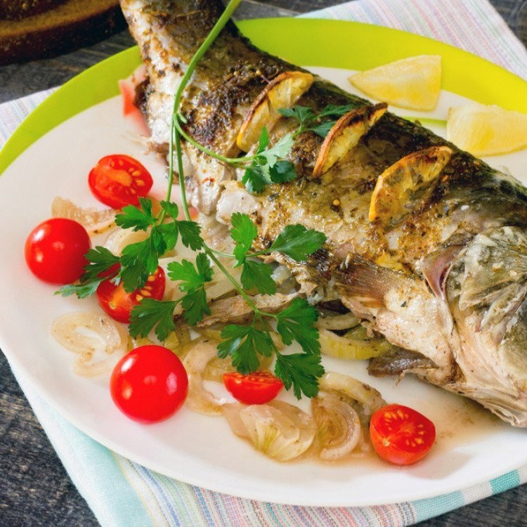 صينية السمك على الطريقة الإيطالية