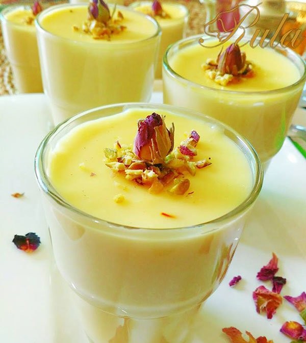 طريقة تحضير " المهلبية بالزعفران "