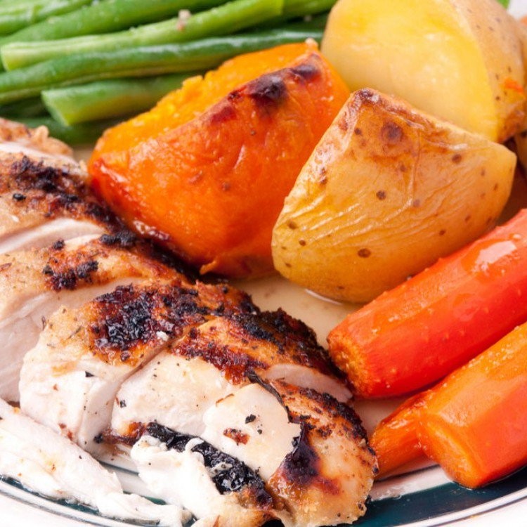 طريقة عمل صينية دجاج بالخضار