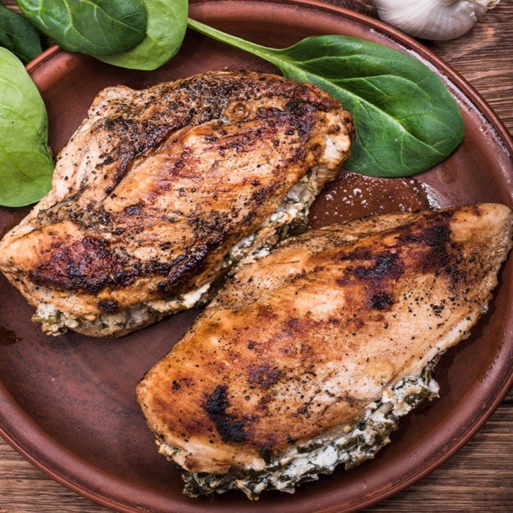 دجاج فيليه محشو بالفريك