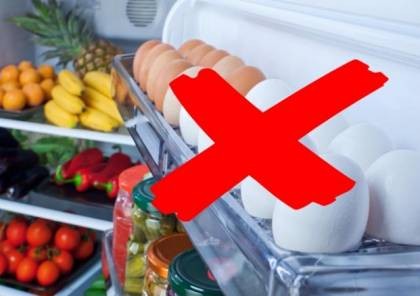 تحذير: لا تخزن البيض بباب الثلاجة