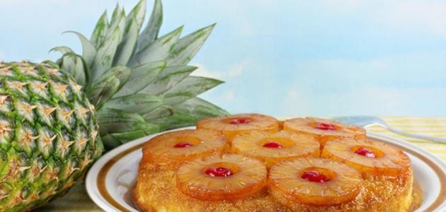 طريقة عمل كيكة الأناناس الهشة