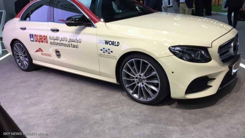 بالصور : دبي تدشن أول تاكسي "ذاتي القيادة" في المنطقة