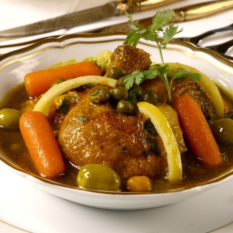 طريقة عمل طاجن دجاج