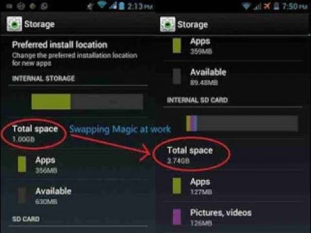 بالفيديو : احصل على ذاكرة خيالية لهاتفك بدون اي تطبيقات و في ثوان!!